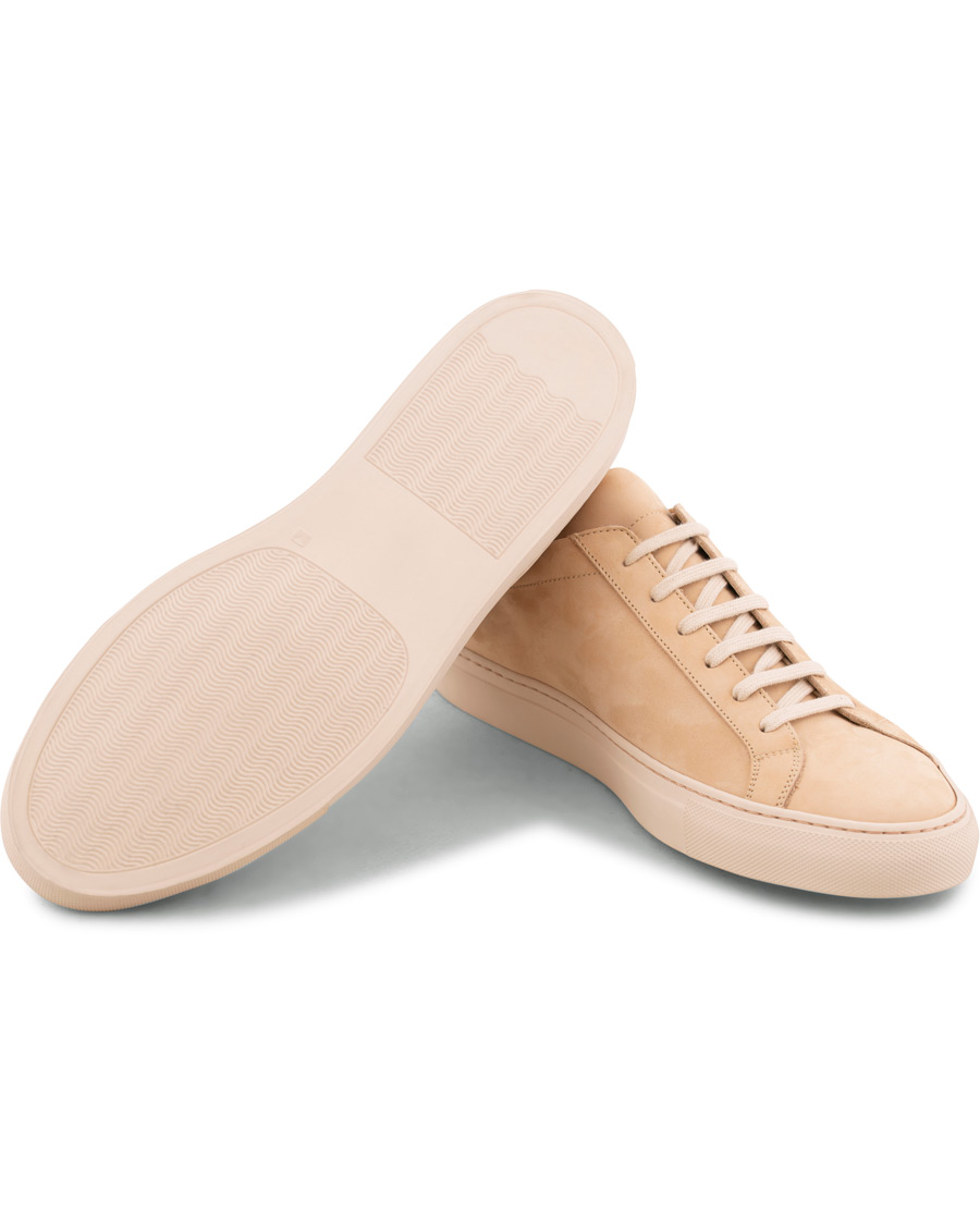 Herr | Common Projects Original Achilles Sneaker Light Pink Nubuck | Common Projects | Original Achilles Sneaker Light Pink Nubuck