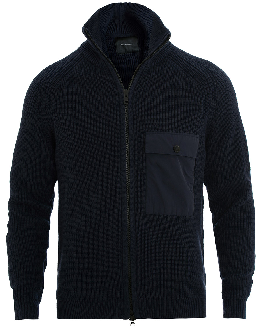 Herr | Tröjor | Peak Performance | Doc Zip Salute Blue