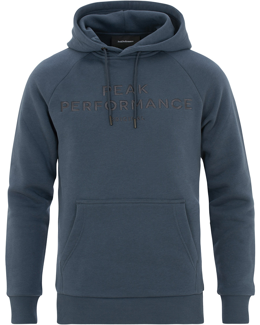 Herr | Tröjor | Peak Performance | Original Hoodie Blue Steel