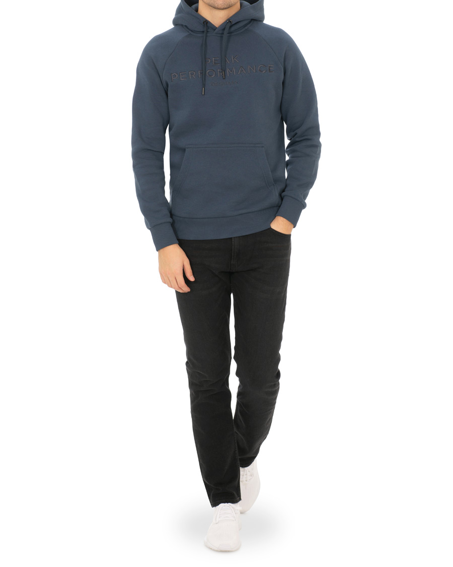Herr | Tröjor | Peak Performance | Original Hoodie Blue Steel
