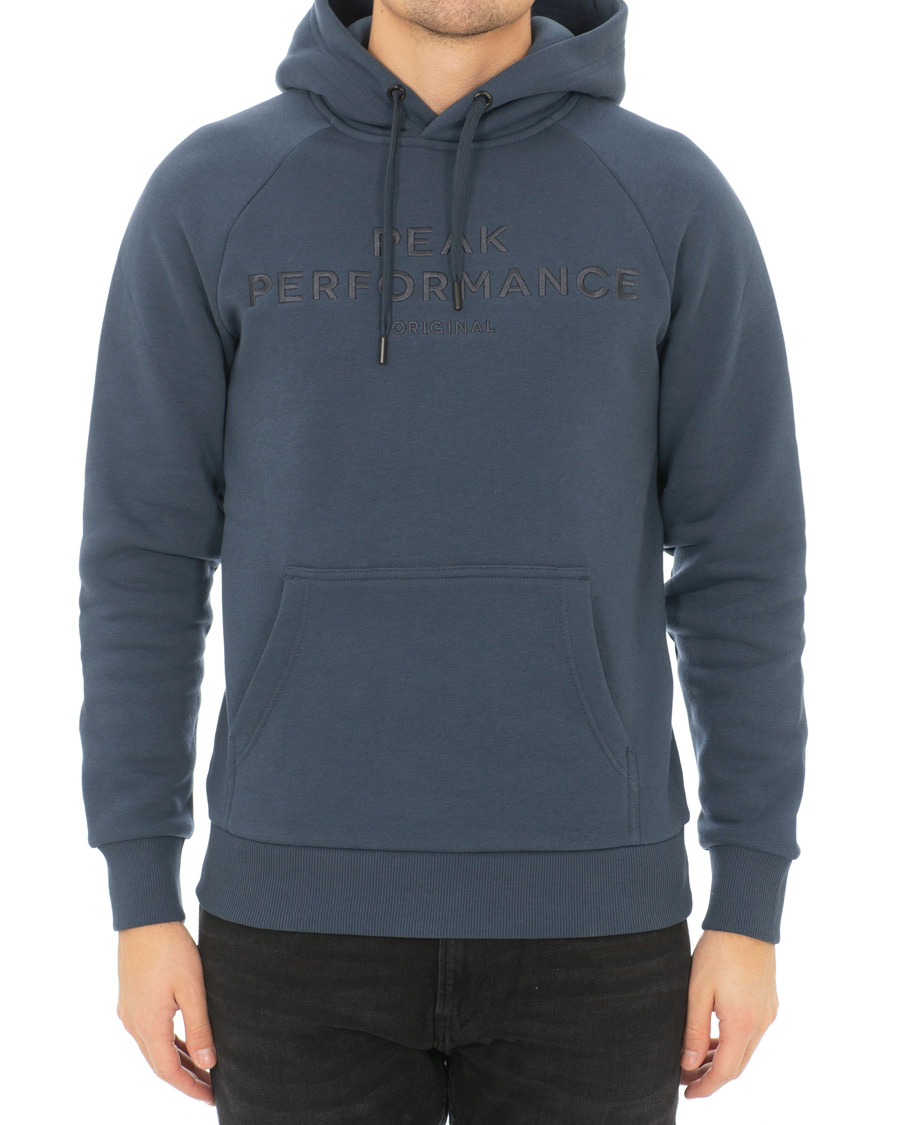 Herr | Tröjor | Peak Performance | Original Hoodie Blue Steel