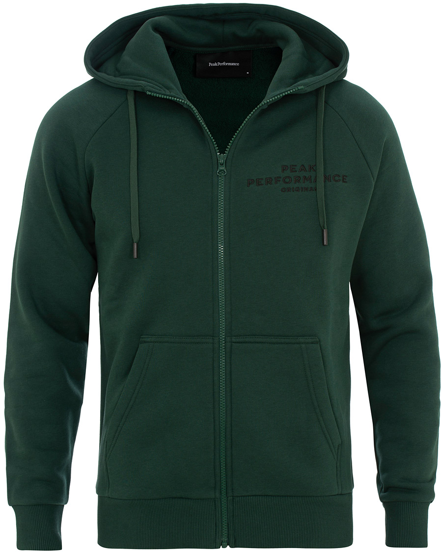 Herr | Tröjor | Peak Performance | Original Full Zip Hoodie Pine Grove