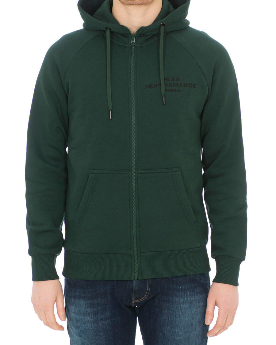 Herr | Tröjor | Peak Performance | Original Full Zip Hoodie Pine Grove