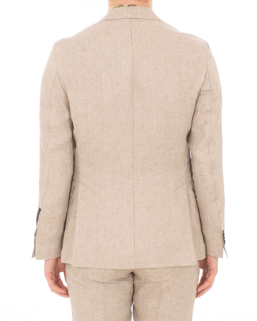Herr | Kavajer | Oscar Jacobson | Egel Linen Blazer Beige