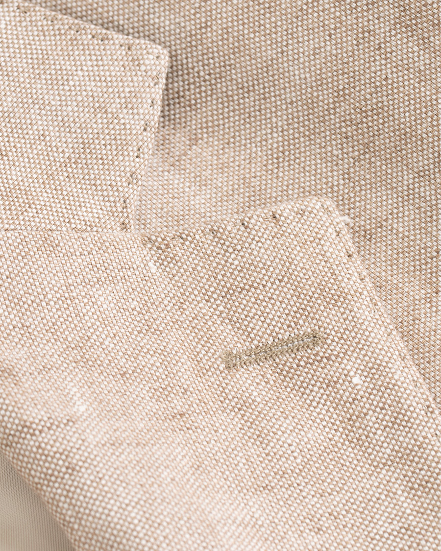 Herr | Kavajer | Oscar Jacobson | Egel Linen Blazer Beige