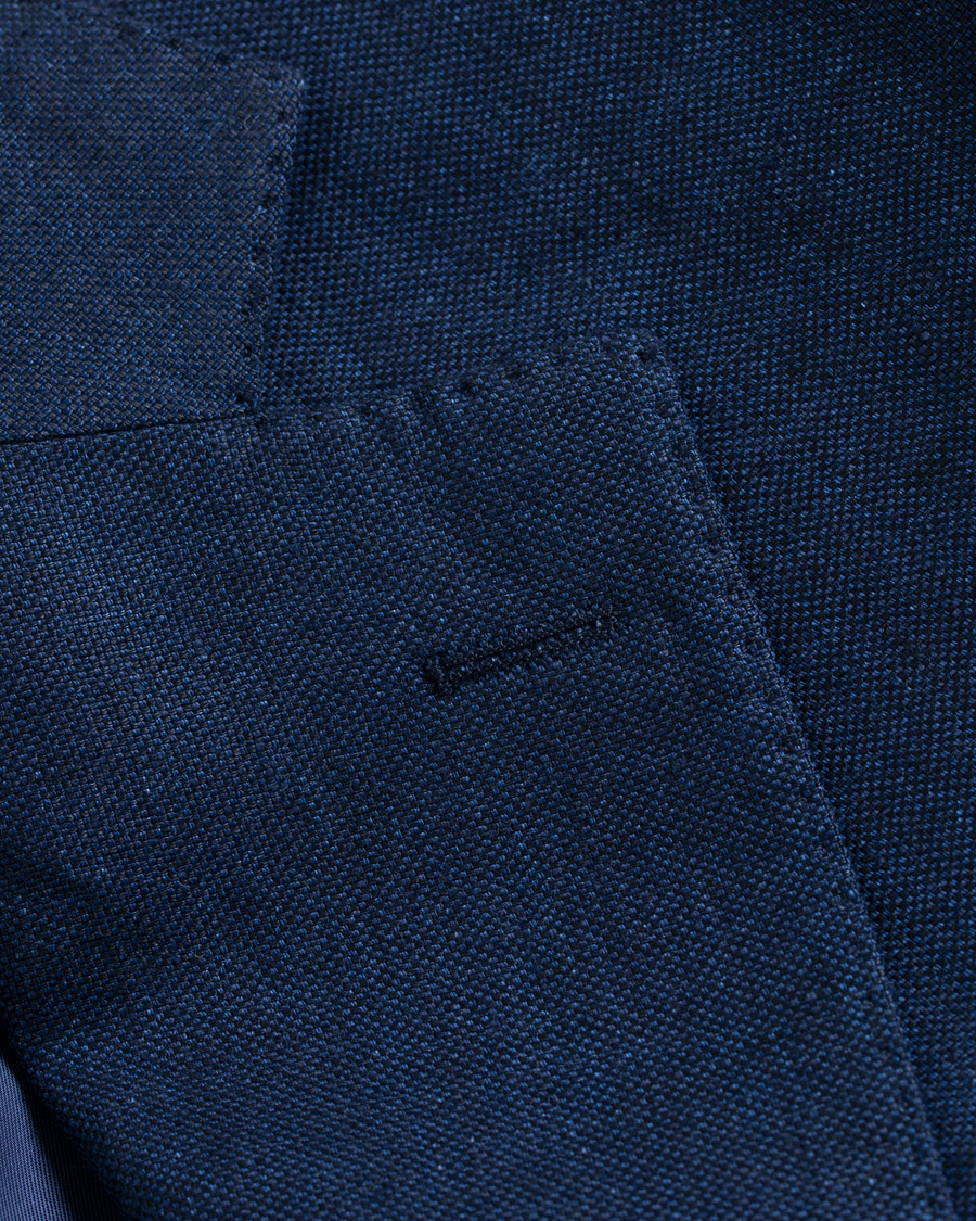 Herr | Kavajer | Oscar Jacobson | Egel Linen Blazer Blue