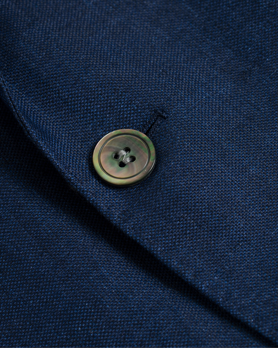 Herr | Kavajer | Oscar Jacobson | Egel Linen Blazer Blue
