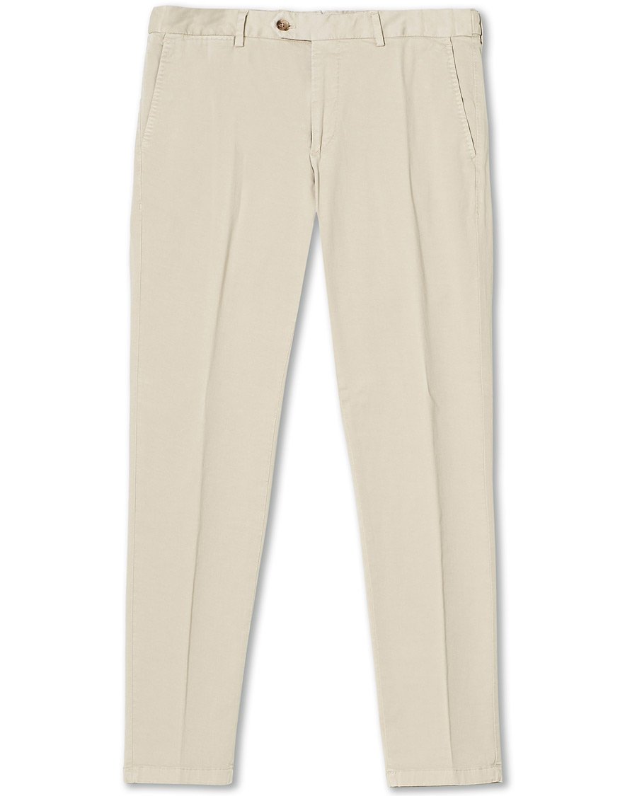 Herr | Byxor | Oscar Jacobson | Danwick Side Adjusters Chino Beige