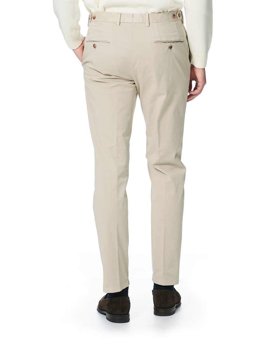 Herr | Byxor | Oscar Jacobson | Danwick Side Adjusters Chino Beige