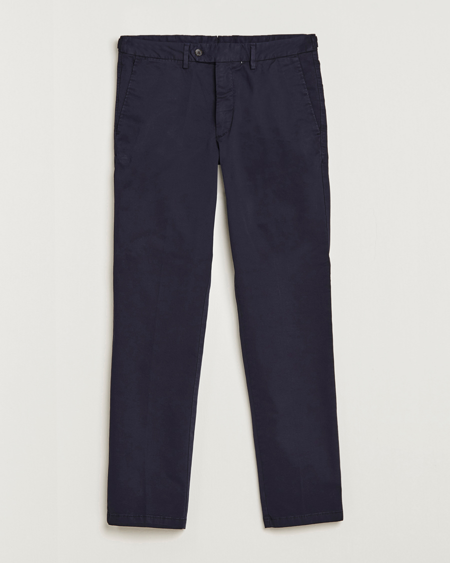 Herr | Byxor | Oscar Jacobson | Danwick Side Adjusters Chino Navy