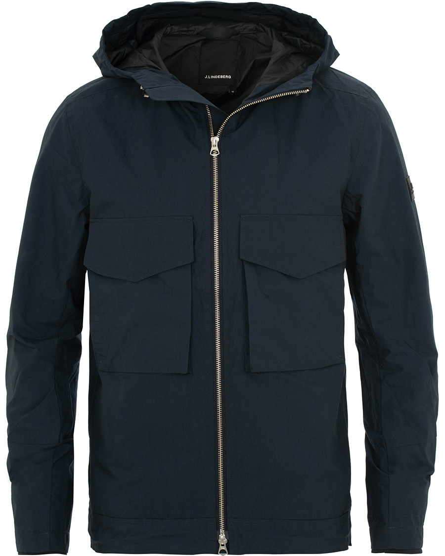 Herr | Jackor | J.Lindeberg | Bass Paper Cony Jacket Navy