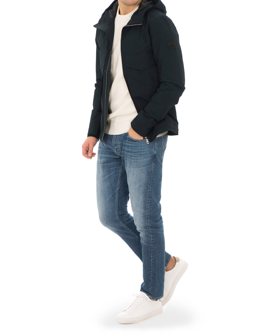 Herr | Jackor | J.Lindeberg | Bass Paper Cony Jacket Navy