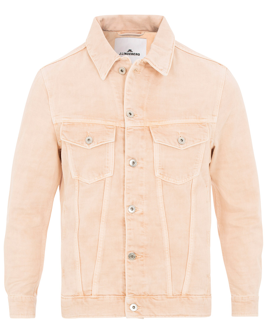 Herr | Jackor | J.Lindeberg | Ran Carlos Denim Jacket Summer Beige