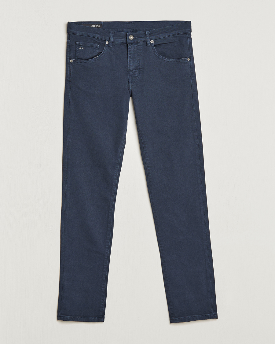 Herr | Byxor | J.Lindeberg | Jay Solid Stretch 5-Pocket Pants Navy