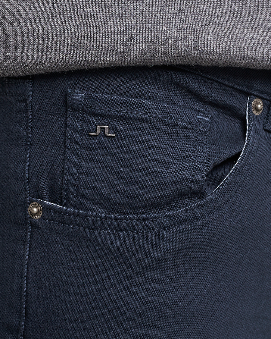 Herr | Byxor | J.Lindeberg | Jay Solid Stretch 5-Pocket Pants Navy