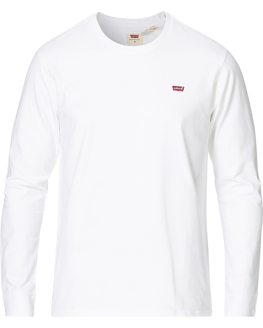Herr | T-Shirts | Levi's | Original Long Sleeve Tee White
