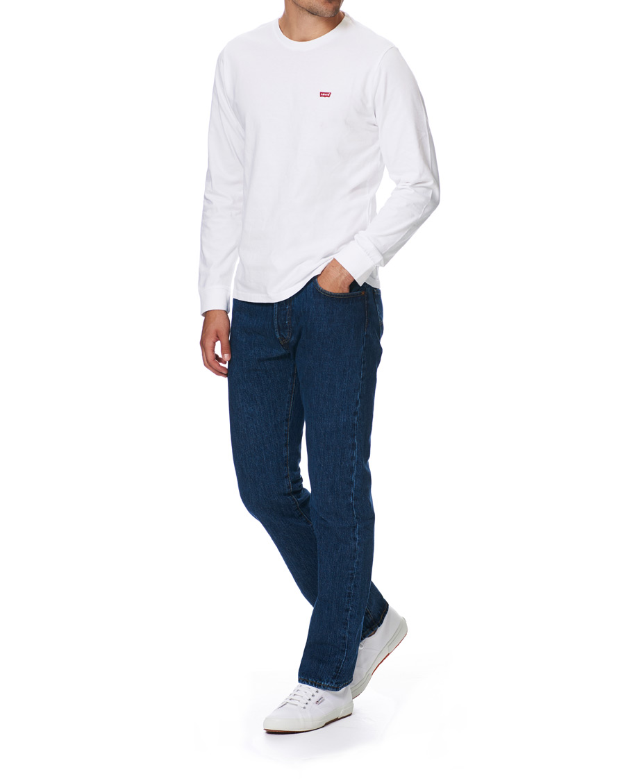 Herr | T-Shirts | Levi's | Original Long Sleeve Tee White