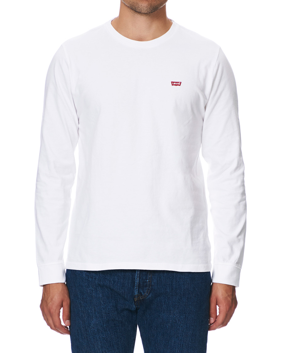 Herr | T-Shirts | Levi's | Original Long Sleeve Tee White
