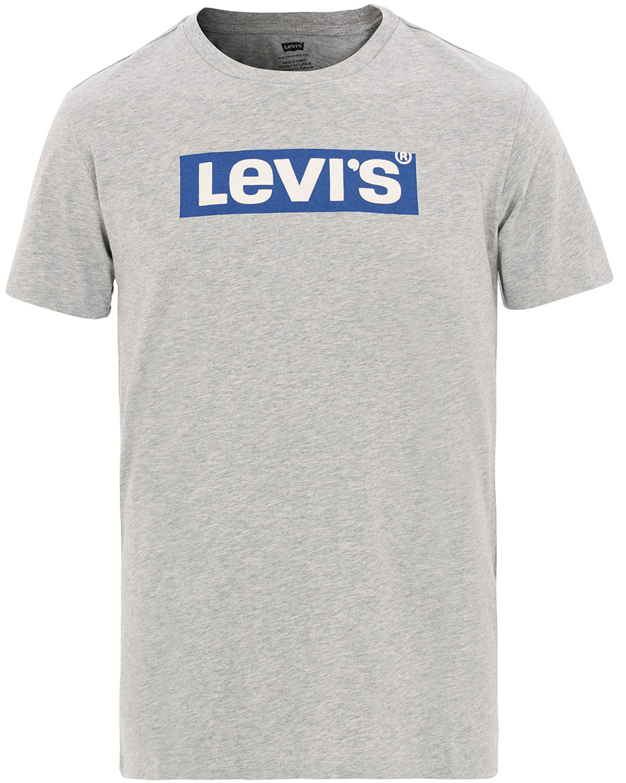 Herr | T-Shirts | Levi's | Boxtab Graphic Tee Midtone Heather Grey