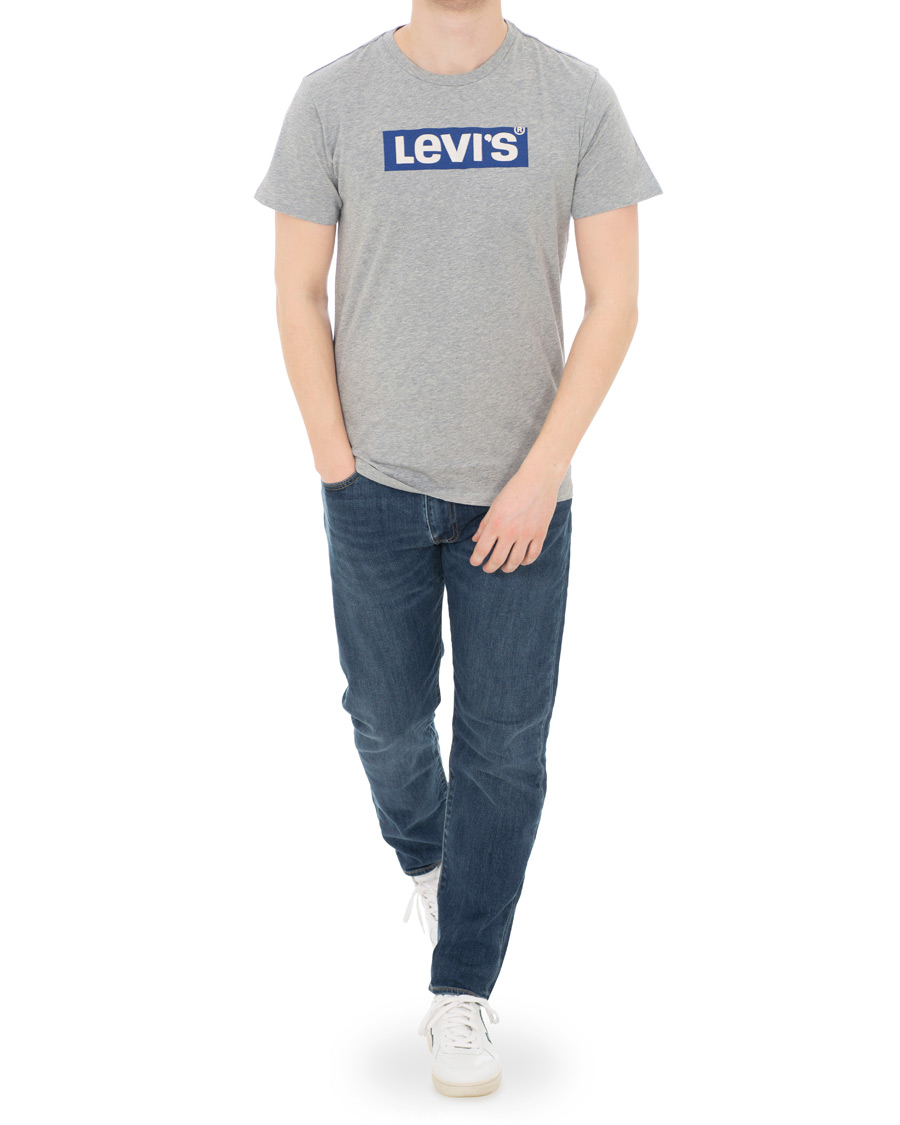 Herr | T-Shirts | Levi's | Boxtab Graphic Tee Midtone Heather Grey