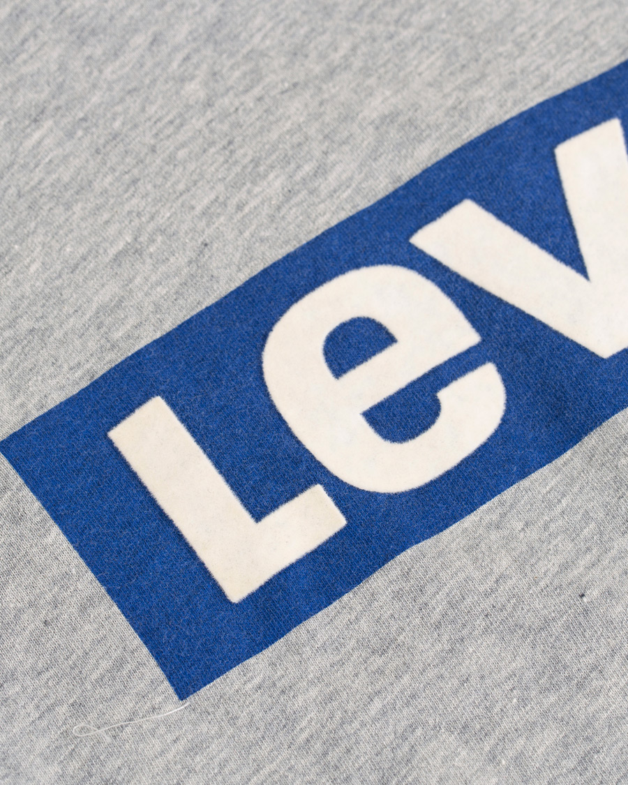 Herr | T-Shirts | Levi's | Boxtab Graphic Tee Midtone Heather Grey