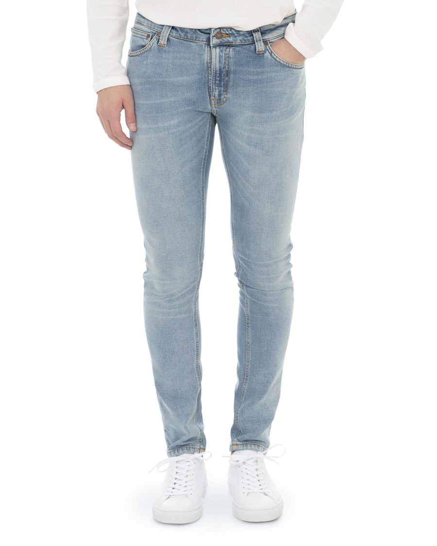 Herr | Jeans | Nudie Jeans | Skinny Lin Organic Jeans Light Blue Power