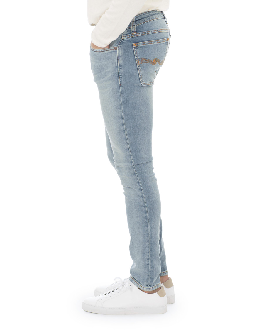 Herr | Jeans | Nudie Jeans | Skinny Lin Organic Jeans Light Blue Power