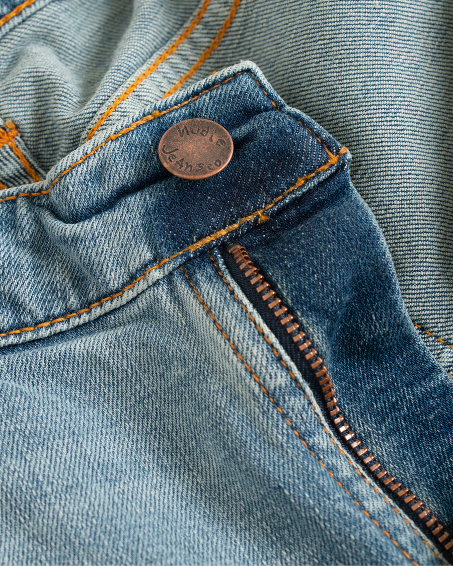 Herr | Jeans | Nudie Jeans | Skinny Lin Organic Jeans Light Blue Power