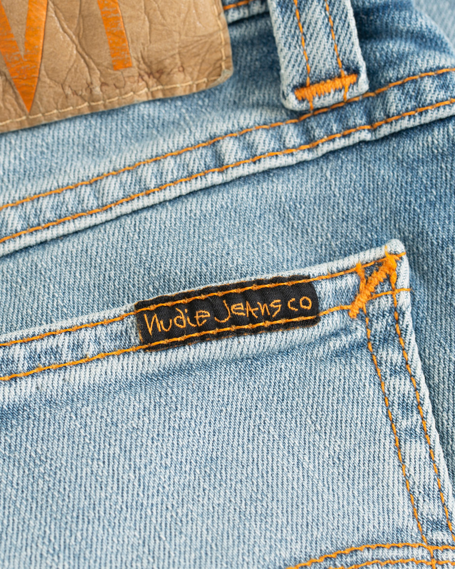 Herr | Jeans | Nudie Jeans | Skinny Lin Organic Jeans Light Blue Power