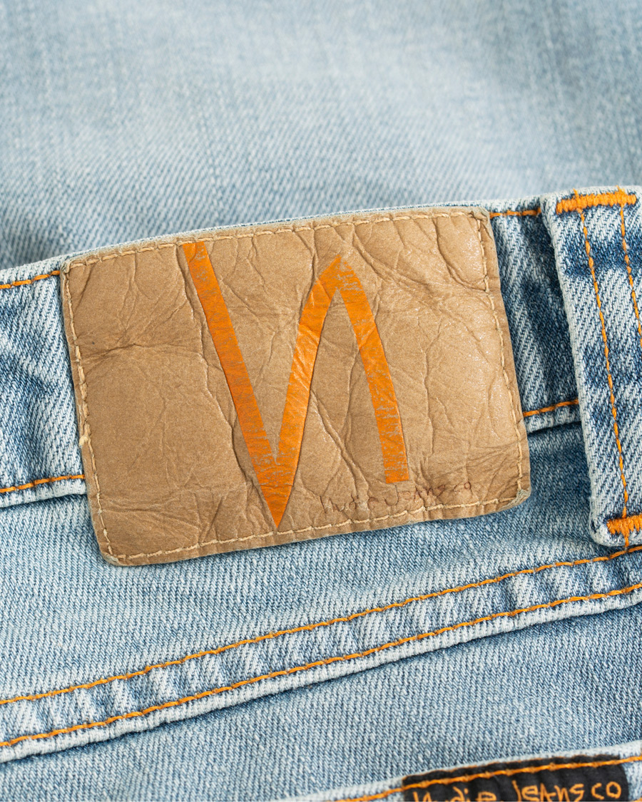 Herr | Jeans | Nudie Jeans | Skinny Lin Organic Jeans Light Blue Power