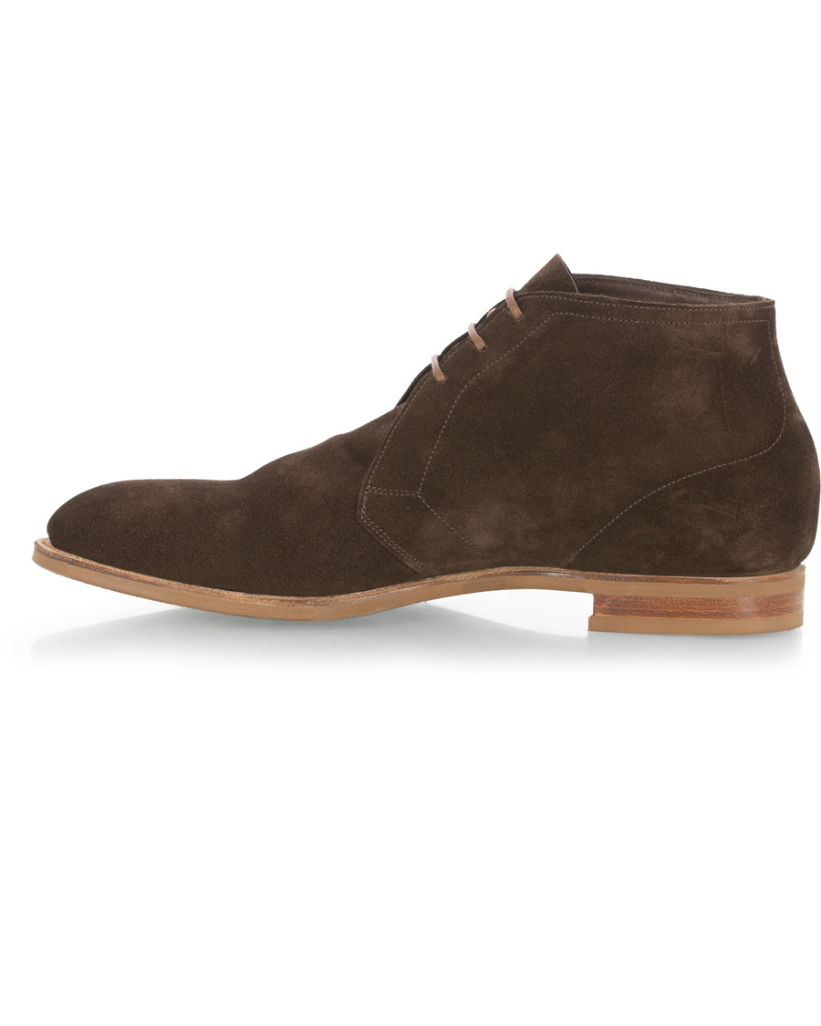 Herr | Edward Green Shanklin Unlined Chukka Boot Mocha Suede | Edward Green | Shanklin Unlined Chukka Boot Mocha Suede