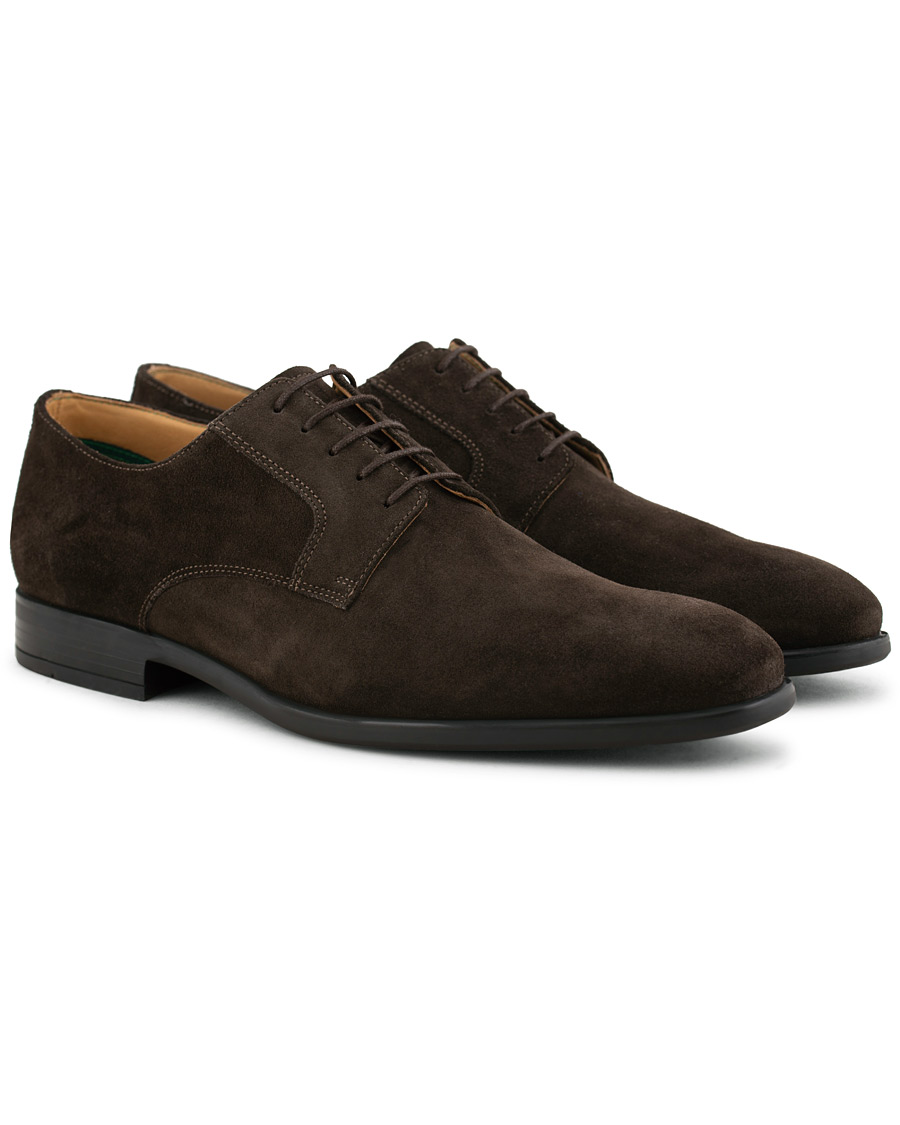 Herr | PS Paul Smith Daniel Rubber Sole Oxford Dark Brown Suede | PS Paul Smith | Daniel Rubber Sole Oxford Dark Brown Suede