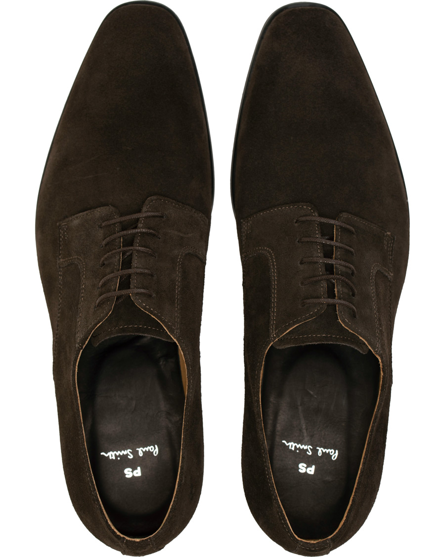 Herr | PS Paul Smith Daniel Rubber Sole Oxford Dark Brown Suede | PS Paul Smith | Daniel Rubber Sole Oxford Dark Brown Suede
