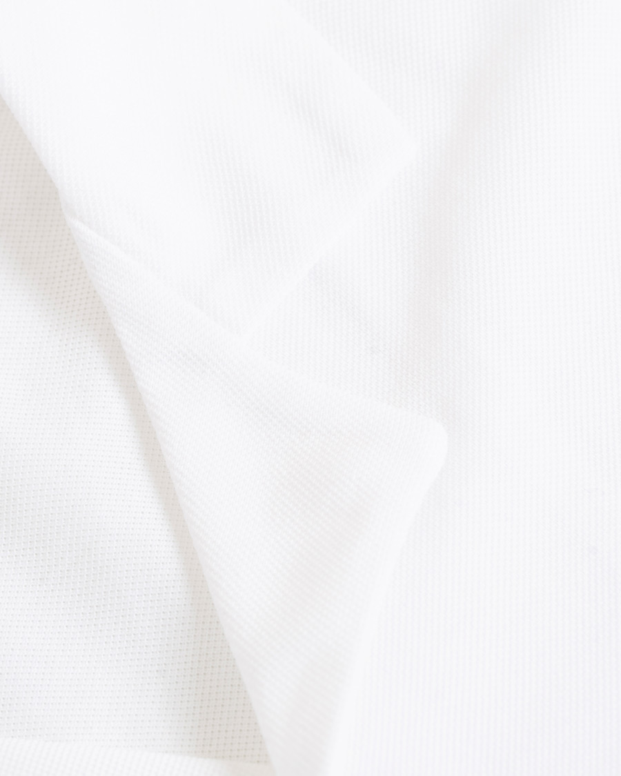 Herr | Skjortor | Sunspel | Short Sleeve Pique Shirt White