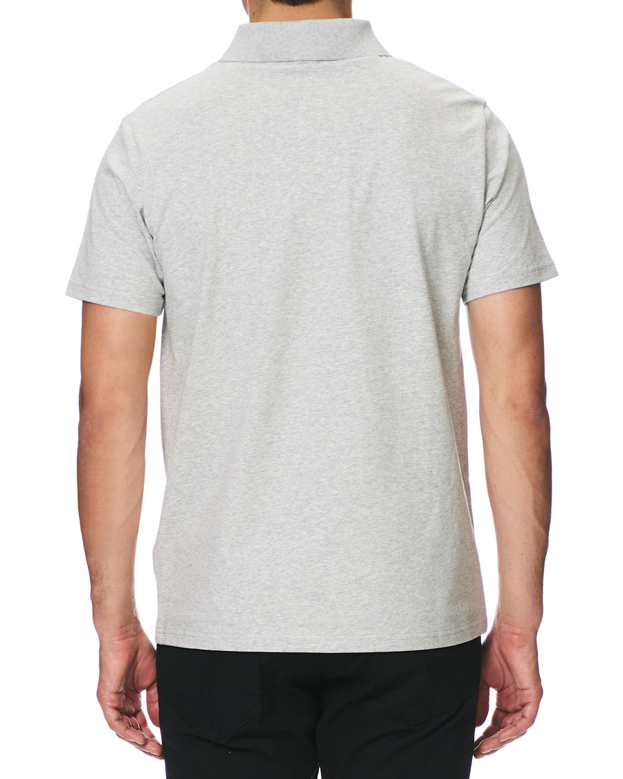 Herr | Pikéer | Filippa K | Soft Lycra Polo T-Shirt Light Grey Melange