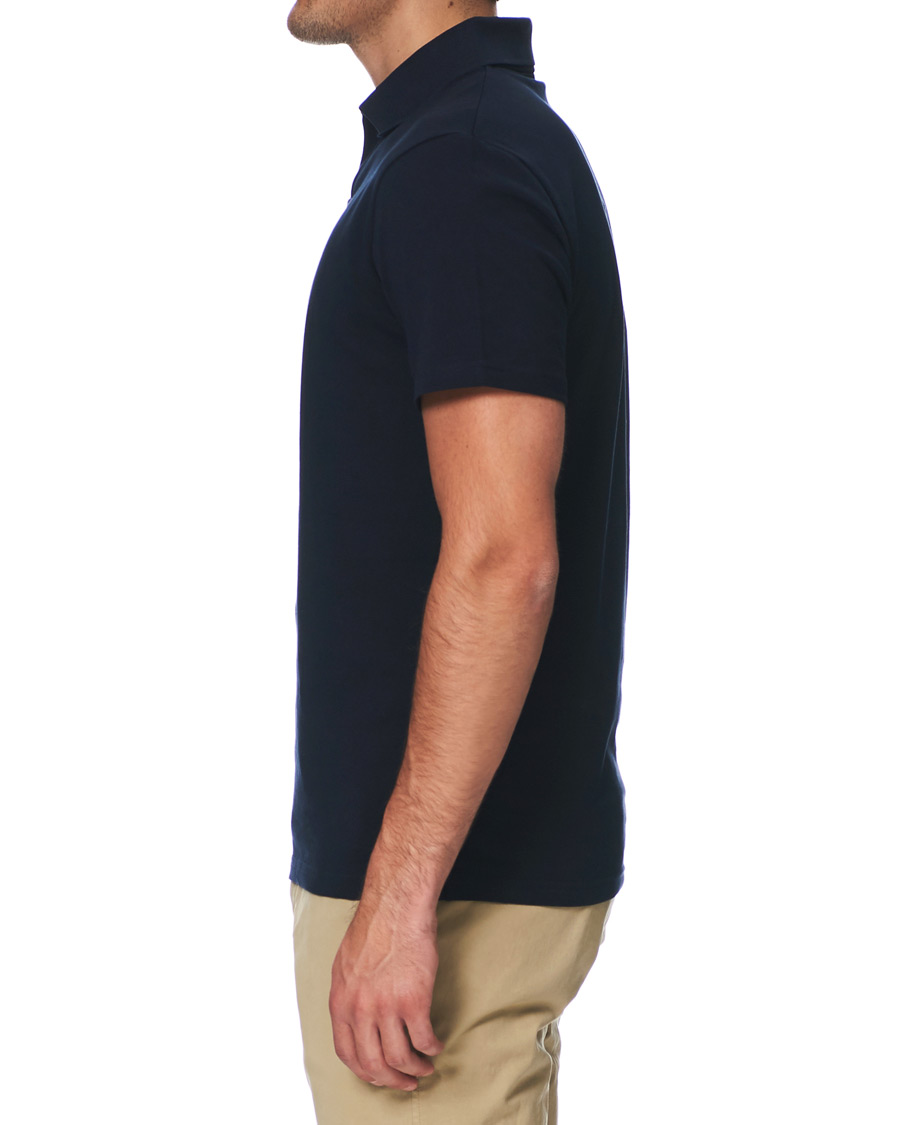 Herr | Pikéer | Filippa K | Soft Lycra Polo T-Shirt Navy