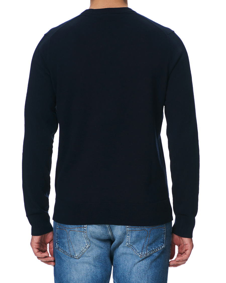 Herr | Tröjor | Filippa K | Cotton Merino Basic Sweater Navy