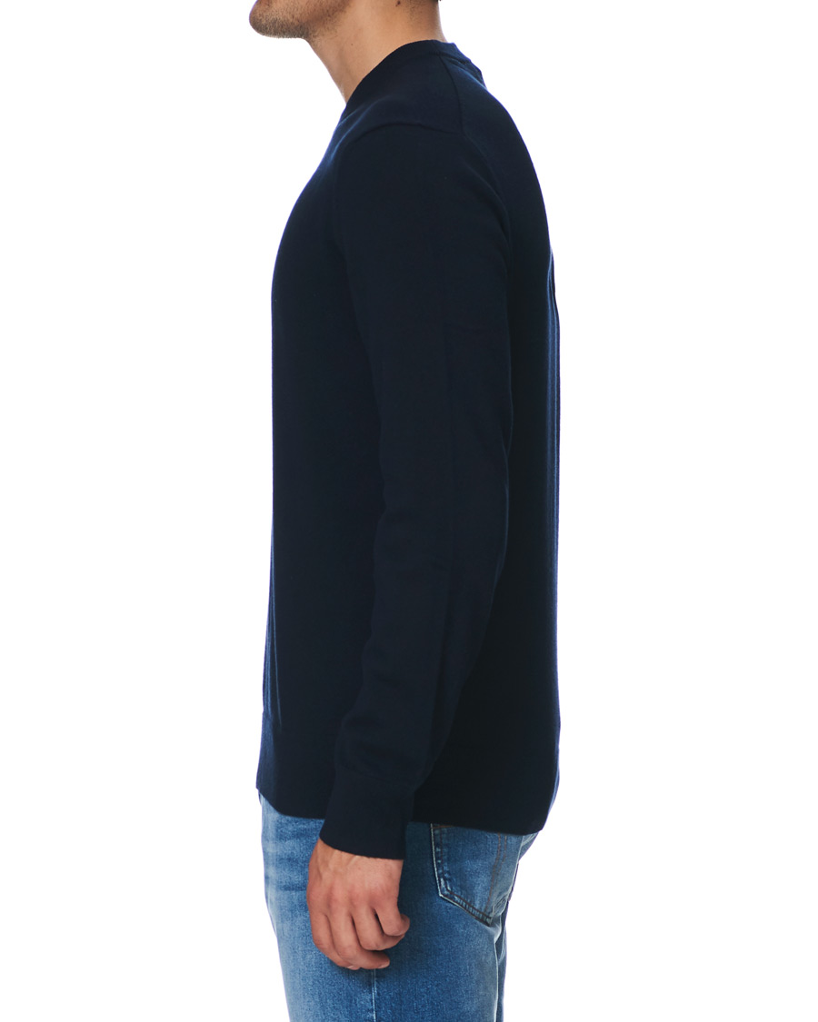 Herr | Tröjor | Filippa K | Cotton Merino Basic Sweater Navy