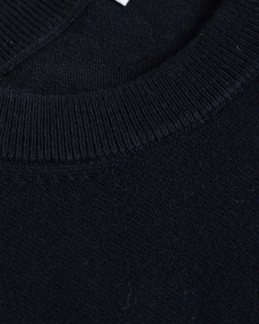 Herr | Tröjor | Filippa K | Cotton Merino Basic Sweater Navy