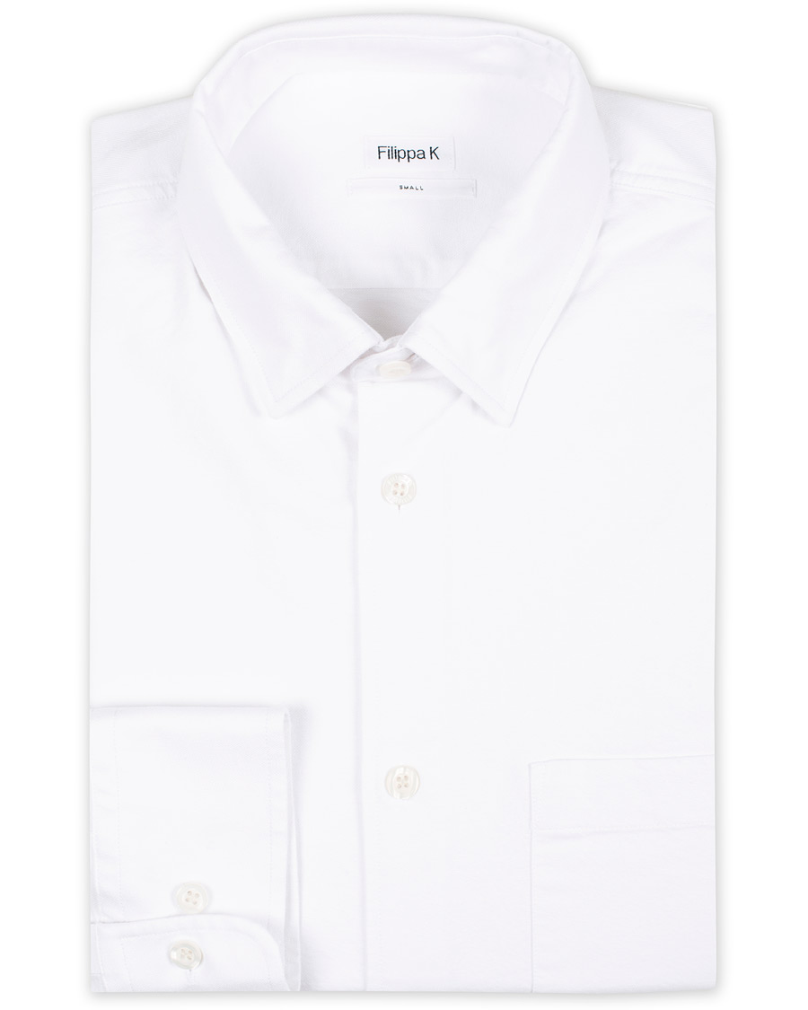 Herr | Skjortor | Filippa K | Tim Oxford Shirt White