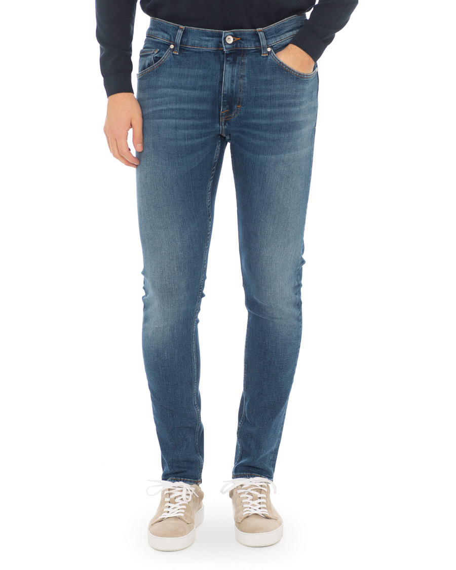 Herr | Jeans | Tiger of Sweden Jeans | Evolve Super Stretch Jeans Medium Blue