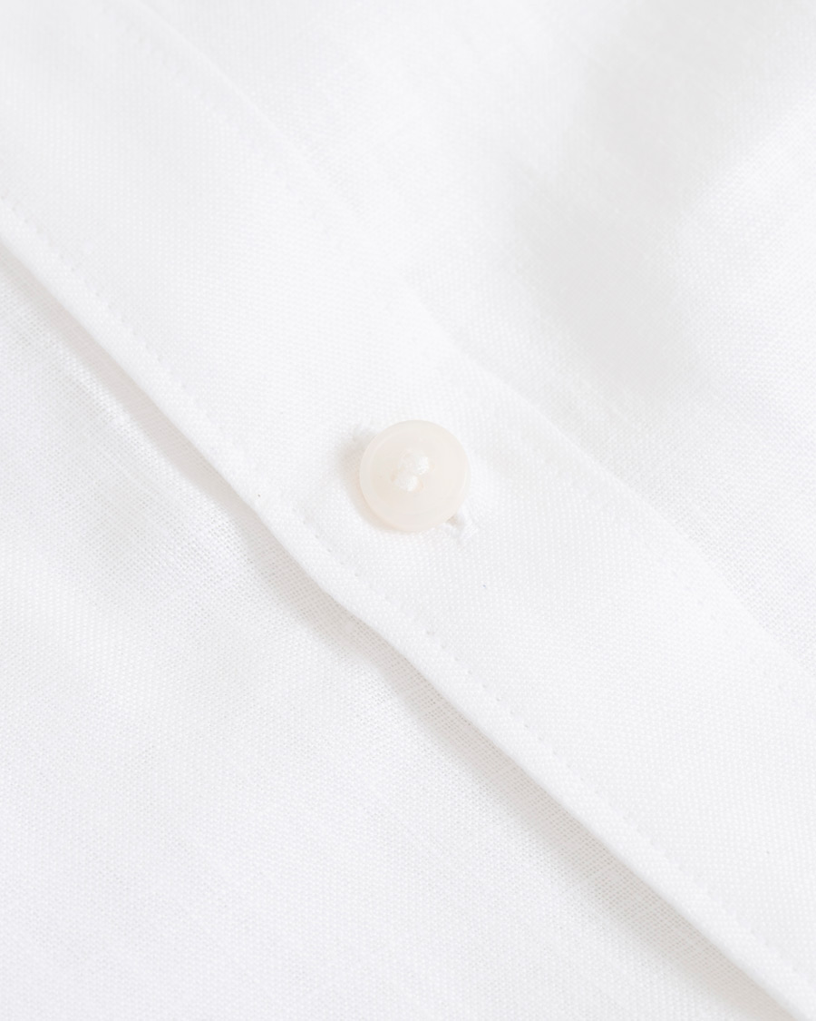 Herr | Skjortor | Tiger of Sweden | Fenald Button Down Linen Shirt White