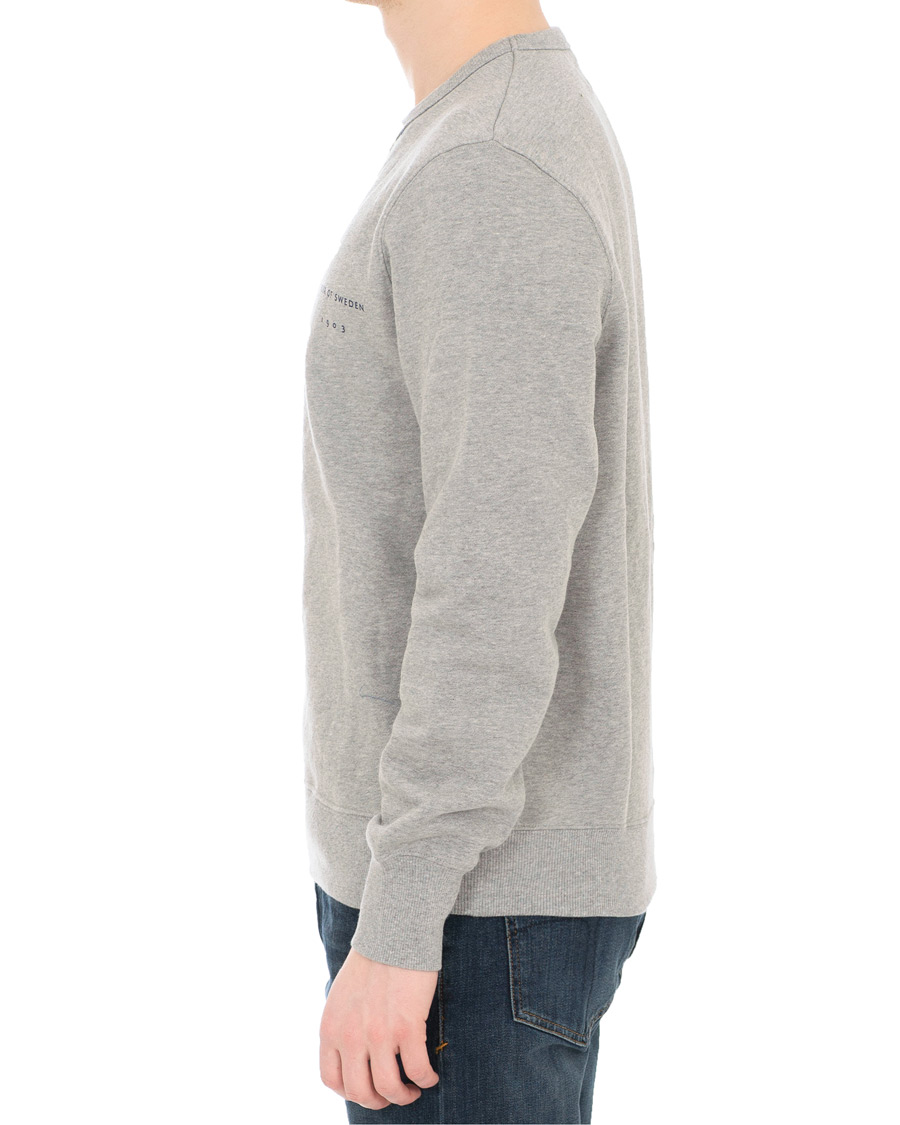 Herr | Tröjor | Tiger of Sweden | Dinos Sweatshirt Grey Melange