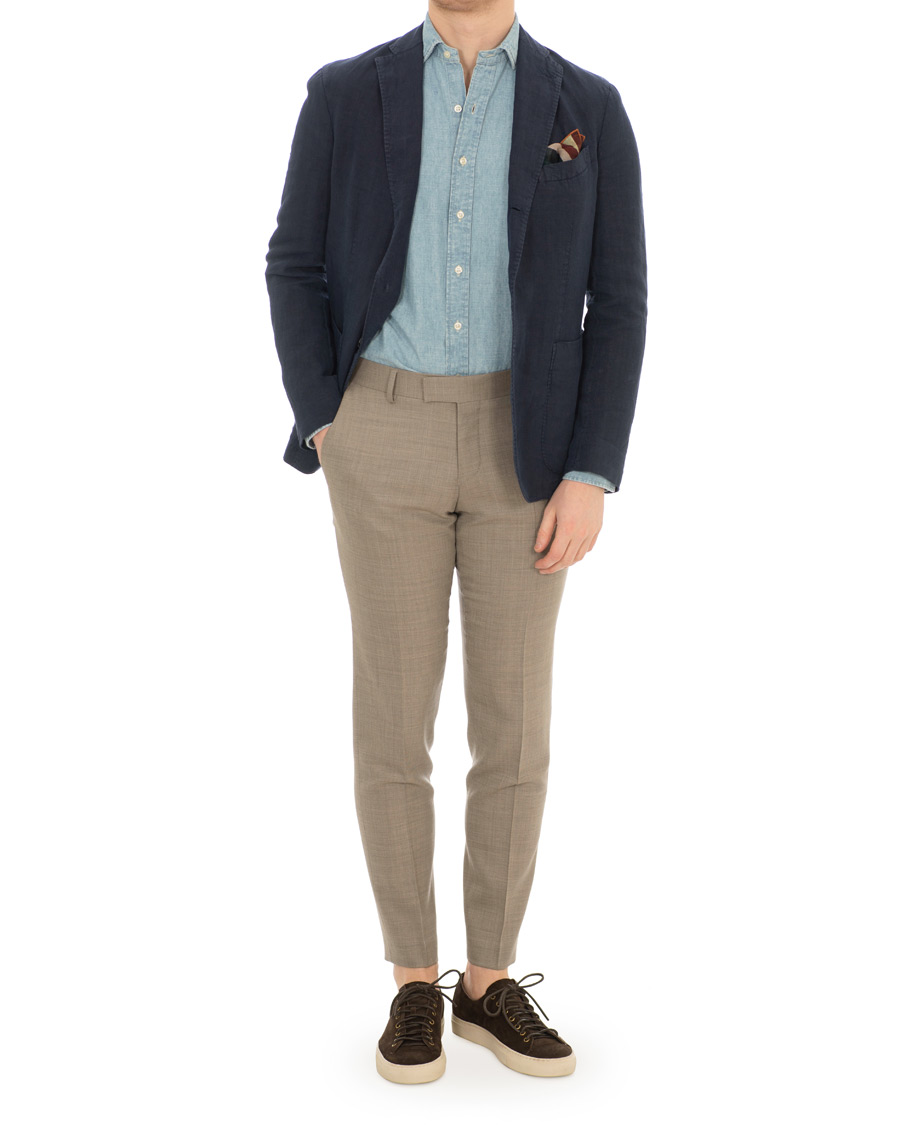 Herr | Byxor | Tiger of Sweden | Tordon Stretch Trousers Irish Cream