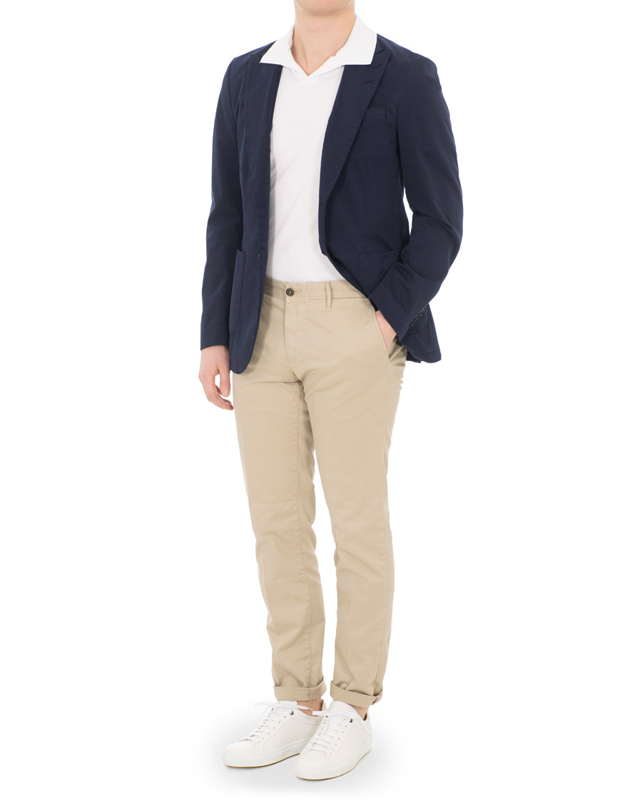 Herr | Kavajer | Tiger of Sweden | 1903 Peak Lapel Blazer Blue