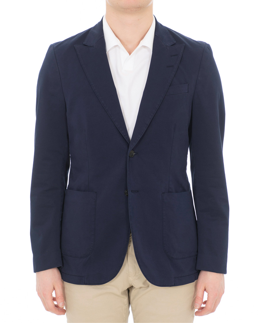 Herr | Kavajer | Tiger of Sweden | 1903 Peak Lapel Blazer Blue