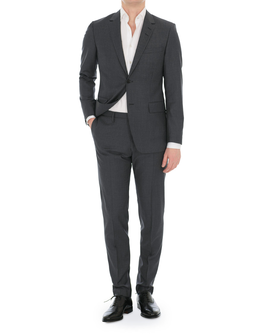 Herr | Byxor | Tiger of Sweden | Todd Pinstripe Trousers Grey