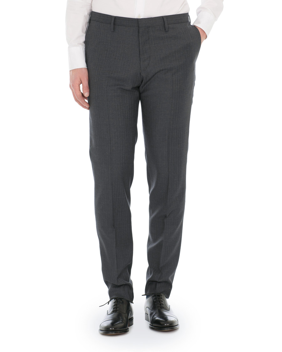 Herr | Byxor | Tiger of Sweden | Todd Pinstripe Trousers Grey