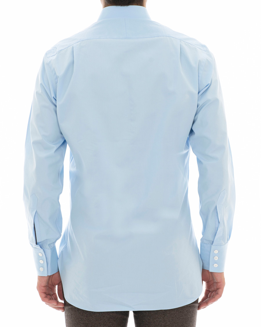Herr | Skjortor | Turnbull & Asser | Regular Fit T&A Collar Poplin Shirt Light Blue