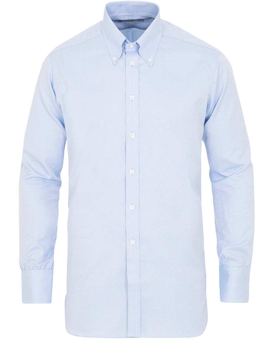Herr | Skjortor | Turnbull & Asser | Regular Fit Oxford Button Down Shirt Light Blue